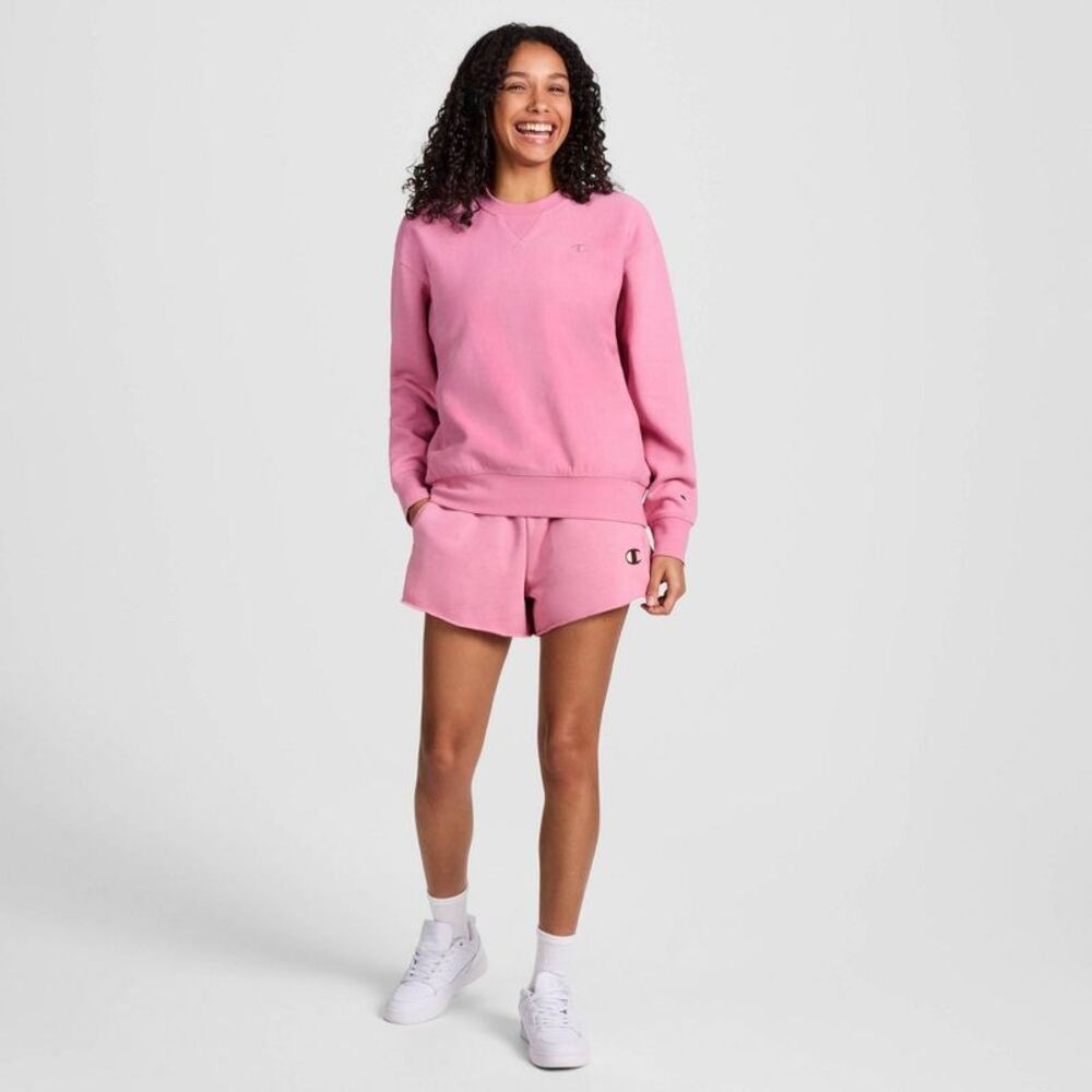 Champion Women's Fleece Pullover Sweatshirt - Pink S - Picture 3 of 4